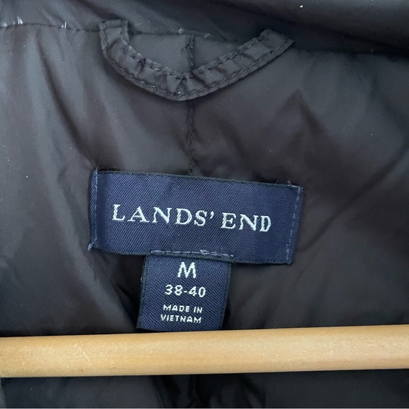 Lands' End Jackets & Coats Lands End Brown Goose Down Puff Vest Sz